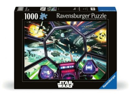 Ravensburger - Puzzle 1000 Star Wars TIE Fighter Cockpit
