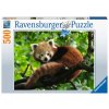 Ravensburger - Puzzle 500 Sladká červená panda