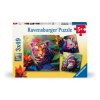 Ravensburger - Puzzle 3x49 Mláďatá džungle