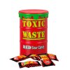 toxic waste red sour candy drum 42 g kysele bonbony
