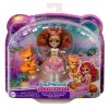 Mattel - Enchantimals Glam Party Filigránová líščia rodinka
