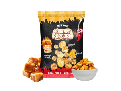 hot chip popcorn spicy caramel 120 g