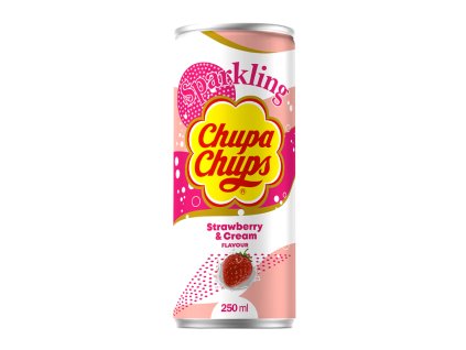 Chupa Chups Strawberry & Cream Soda 250ml