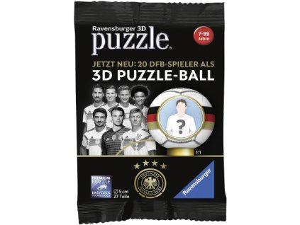 Ravensburger - 3D Puzzle 27 Ball Blindpacks WM 2018 (német)