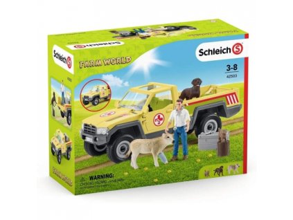 Schleich - Farm World Állatorvosi látogatás a farmon