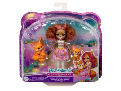 Mattel - Enchantimals Glam Party Filigree Fox család