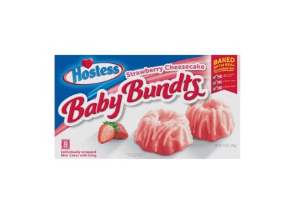 Hostess Baby Bundts Strawberry 284g