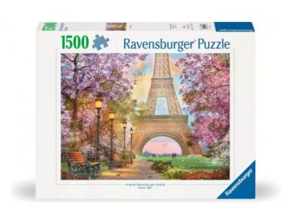 Ravensburger - Puzzle 1500 szerelemben Párizsban