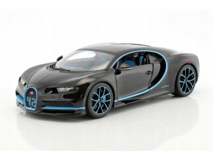 Bburago - 1:18 Bugatti Chiron fekete / a Assort-tól