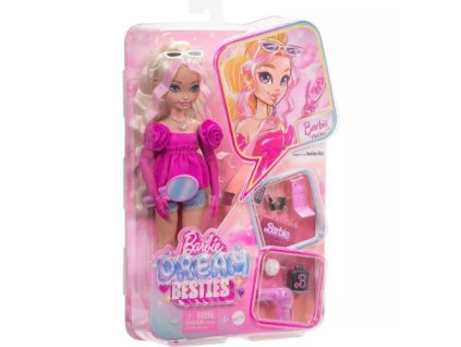 Mattel - Barbie Dream Besties Barbie Malibu divatbaba 8 sminkkel és hajjal / válogatottól