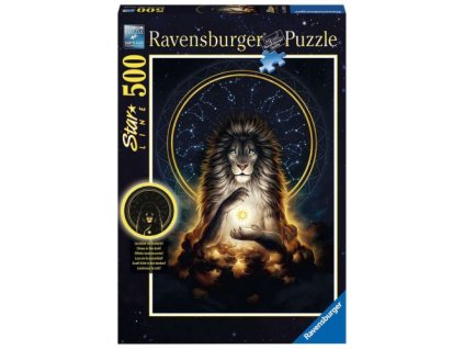 Ravensburger - Puzzle 500 Star Line Fényes oroszlán