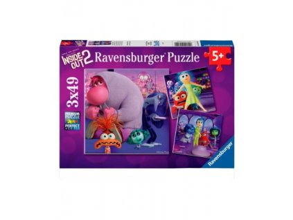 Ravensburger - Puzzle 3x49 Inside Out 2