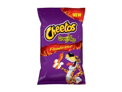 cheetos crunchy flamin hot chipsy 80g