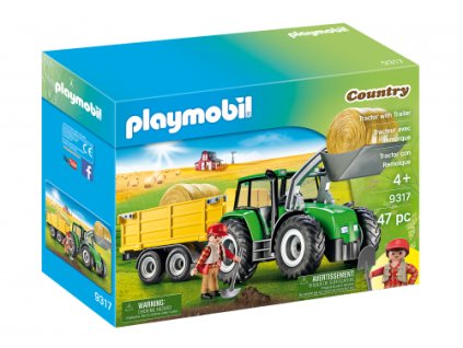 Playmobil 9317 - Traktor pótkocsival