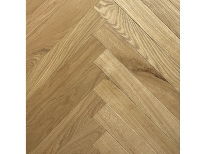 Drevená podlaha Dub Select (Trieda I.) Herringbone 11x70x490 mm, rybia kosť
