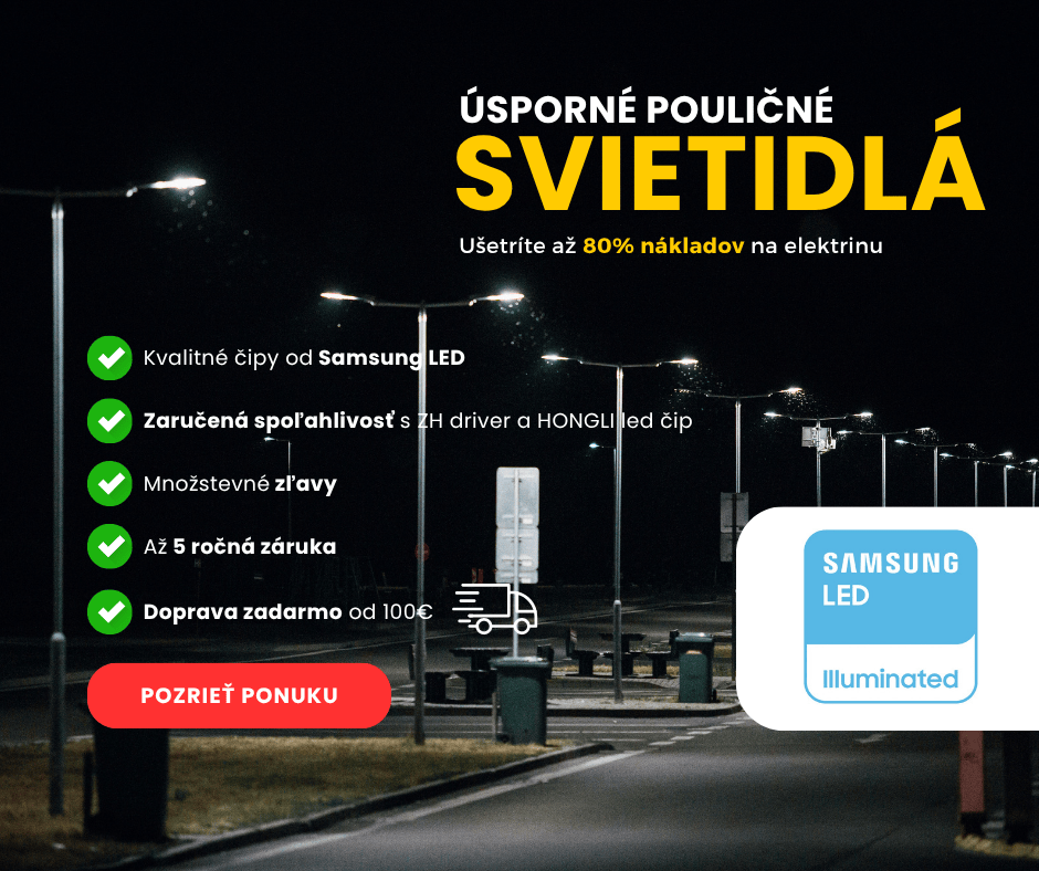 Pouličné LED svietidlá