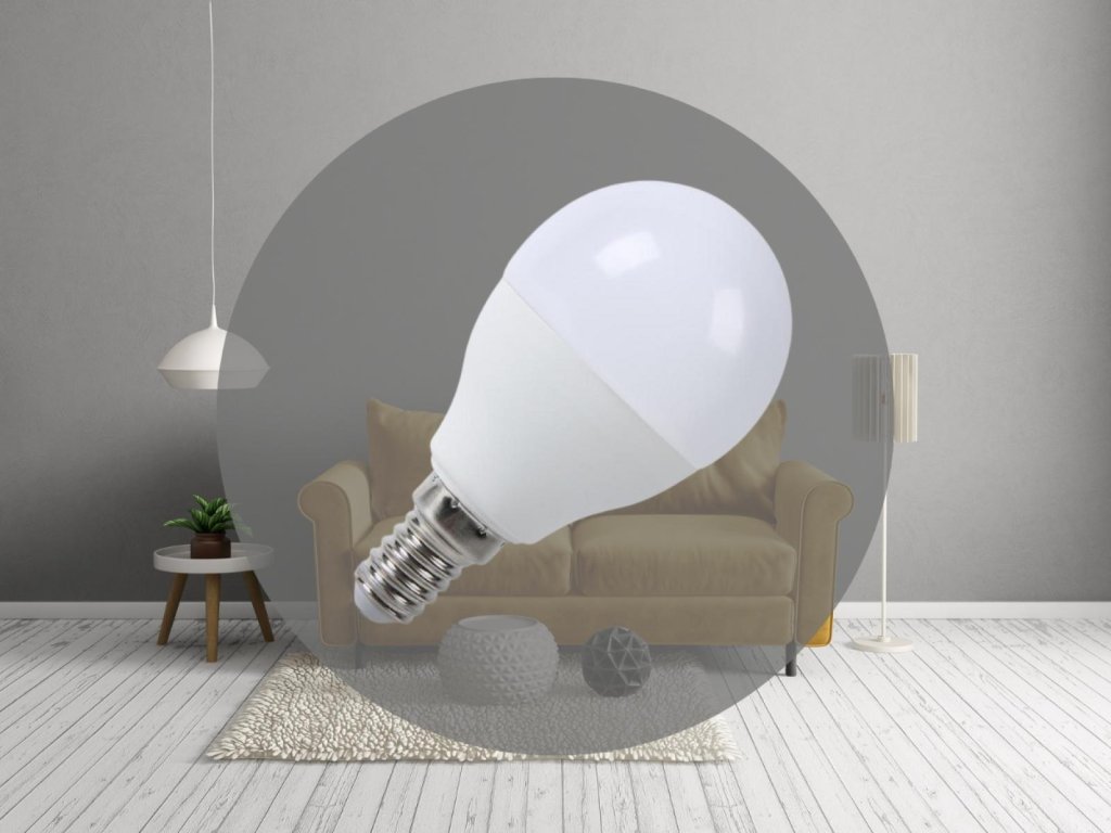 LED žiarovka 8W - G45 / E14 / SMD / 4000K - ZLS824p5wmtr9sg2za