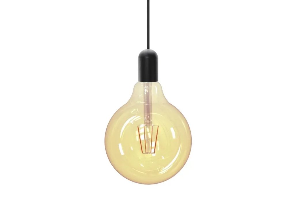 LED dekoratívna žiarovka / filament 4W VINTAGE- G125 / E27 / 2000K - ZAF102