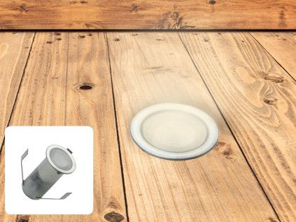 LED vonkajšie podlahové svetlo 0,4W / IP67 FL101 / 2800K - LFL1103kfz1o4i2yaq