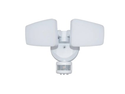 Vonkajší biely LED reflektor s PIR senzorom 24W / 3000K / 4000K / 6000K