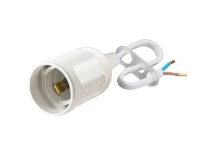 Objímka termoplast E27 s káblom – produktový obrázok 1