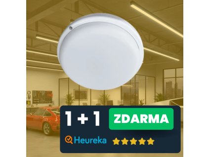 24W LED svietidlo okrúhle - IP54 - 2500lm | 1+1 zdarma
