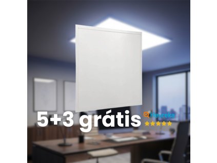 Sada 8 ks LED panelov 60×60 cm – 36 W – 4320 lm – 4000 K – Backlit – 5+3 zadarmo