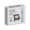 10W LED Reflektor - 750lm - čierny – technický detail