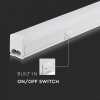 7W LED lineárne svietidlo T5 (60cm) - 700lm - Samsung čip