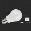 LED žiarovka A60 – E27 – 10.5 W – 1055lm – 200° –  4000 K / 6500 K