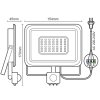LED reflektor s pohybovým PIR senzorom 30W, 4000K | 1 + 1 zdarma