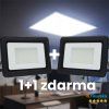 LED reflektor 100 W, 4000 K, čierna farba, sada 2 ks