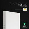 18 W LED mini panel, CCT, povrchový – 1 980 lm – štvorcový – svietidlo v interiéri