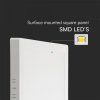 12 W LED mini panel so Samsung LED čipom, povrchový – 1 200 lm – štvorcový – technické vyhotovenie