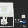 20W LED Reflektor so senzorom - 1600lm - biely – detail parametrov 12
