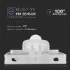 20W LED Reflektor so senzorom - 1600lm - biely – detail parametrov 15