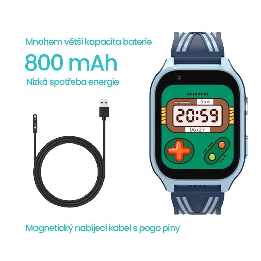 Baterie dětských chytrých hodinek 800 mAh