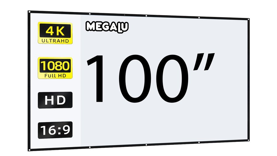 Přenosné projekční plátno MEGALU 100 palců