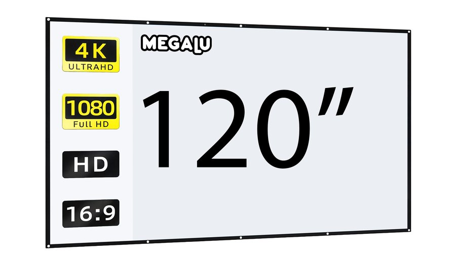 Přenosné projekční plátno MEGALU 120 palců