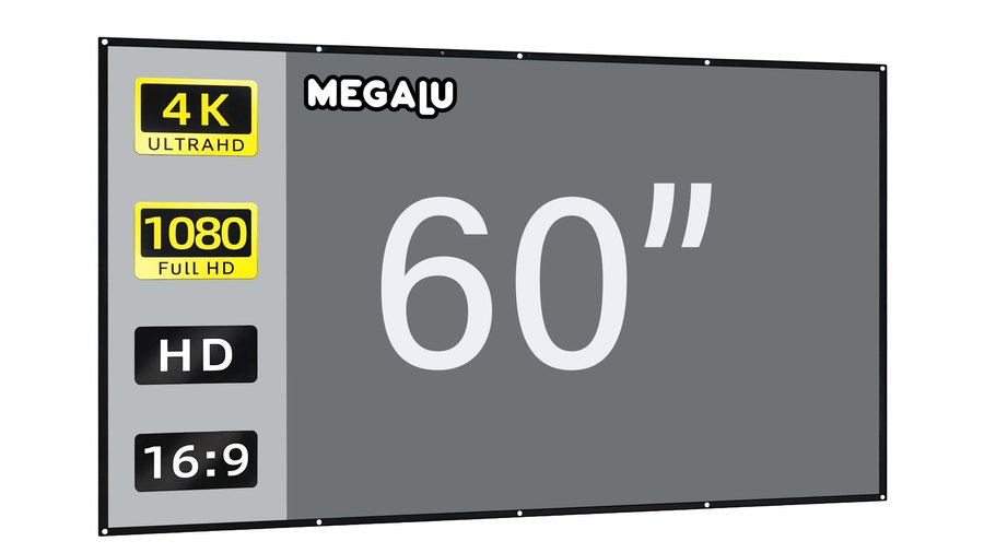 Přenosné projekční plátno MEGALU 60 palců