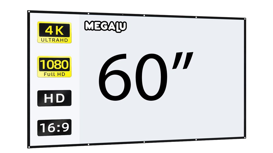 Přenosné projekční plátno MEGALU 60 palců