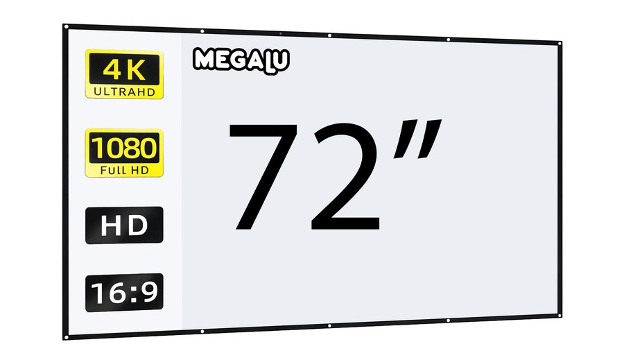 Přenosné projekční plátno MEGALU 72 palců