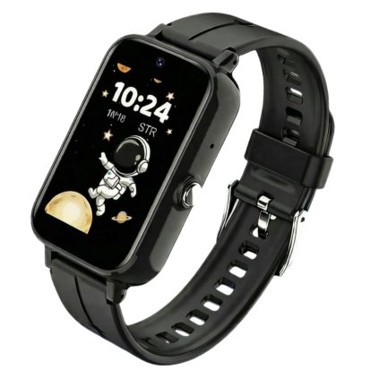 Dětské chytré hodinky PRO s GPS a 4G voláním, černé  4G • GPS • videohovory • SOS • vodotěsné