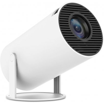 Domácí kino projektor MEGALU Standard Bílý HD – 130" obraz HD • Android 11 • WiFi 6 • Bluetooth 5.0 • domácí projektor na filmy