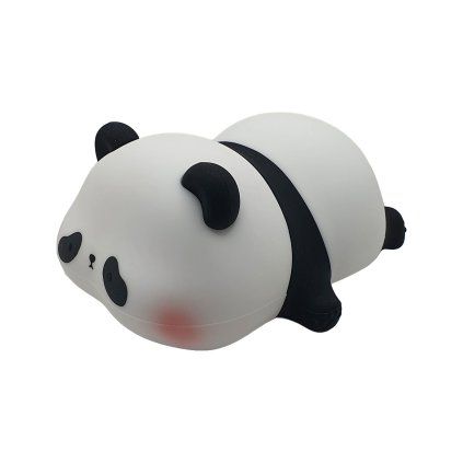 Dětská silikonová lampička DeDe Panda z boku