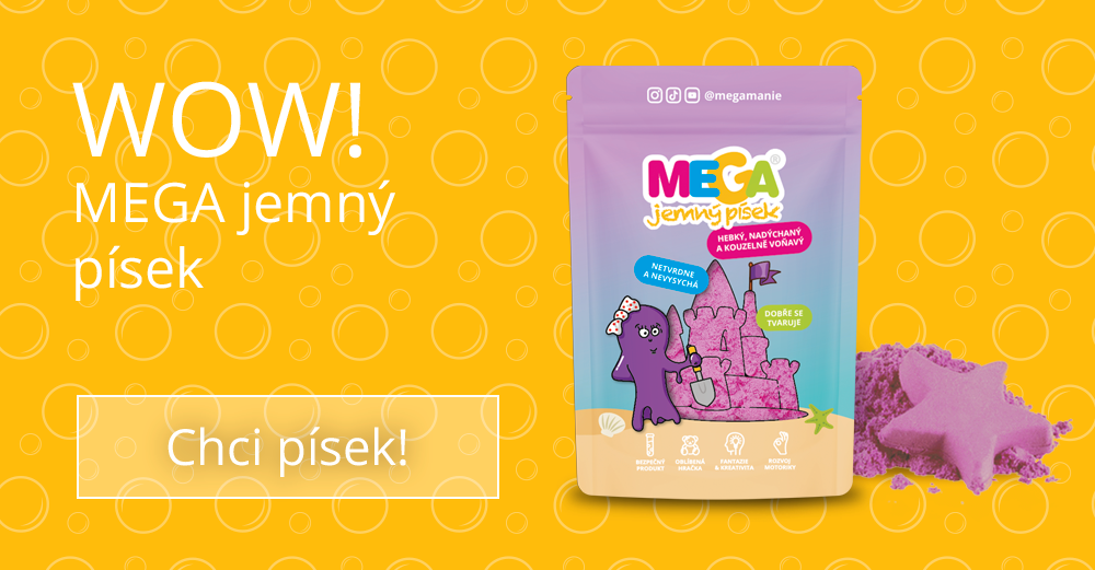 MEGAjemná písek