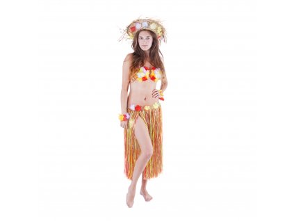Havajská sukně - dospělá, barevná