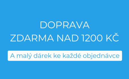 Doprava zdarma nad 1200 Kč