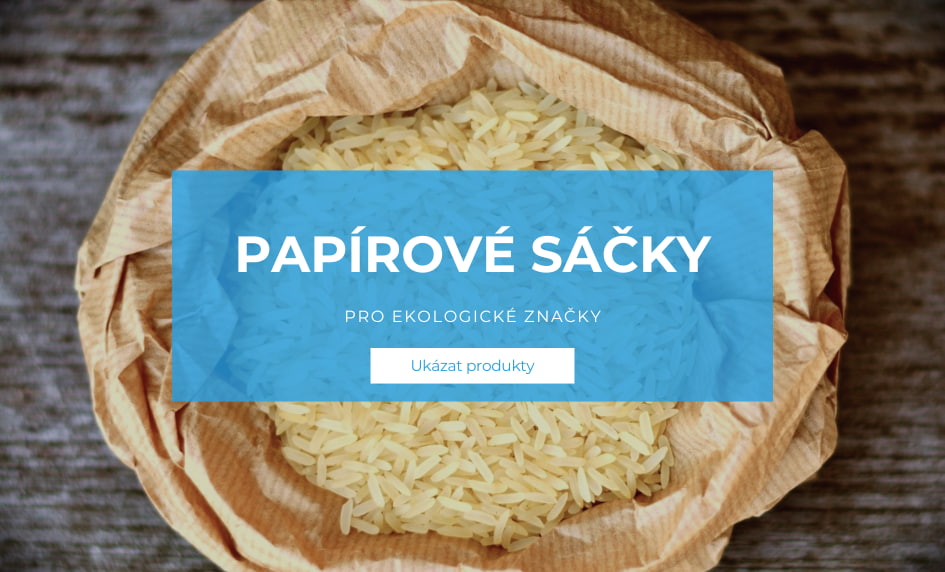 Papírové sáčky pro ekologické značky