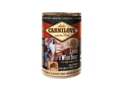 carnilove wild meat lamb and wild boar r